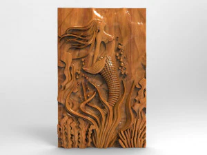 mermaid cnc 4 3D Print Model