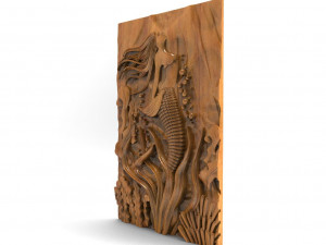 mermaid cnc 4 Modelo de Impressão 3D