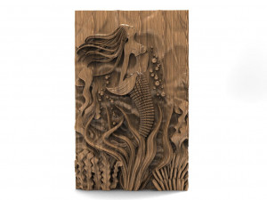 mermaid cnc 4 Modelo de Impressão 3D