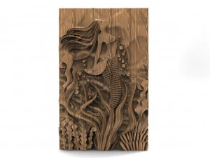 mermaid cnc 4 3D Print Model