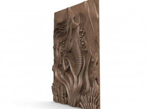 mermaid cnc 4 Modelo de Impressão 3D
