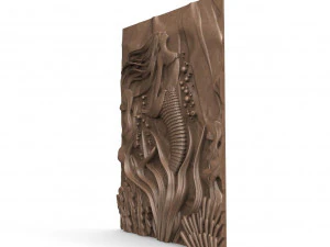 mermaid cnc 4 3D Print Model