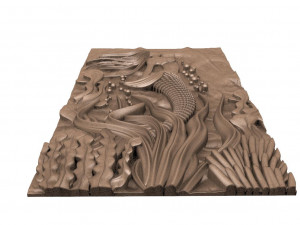 mermaid cnc 4 Modelo de Impressão 3D