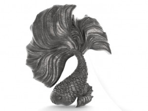 betta fish pendant 3D Принт Модель