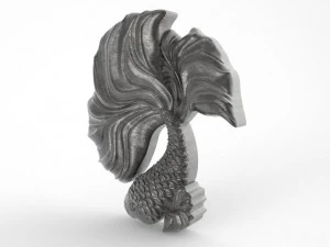 betta fish pendant 3D Print Model