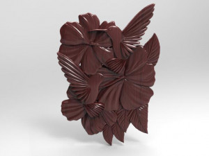 hummingbirds cnc 3D Print Model