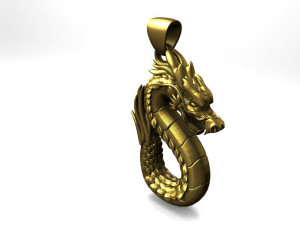 dragon pendant 3D Print Model