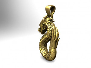 dragon pendant 3D Print Model