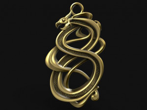viking dragon pendant Modelo de Impressão 3D