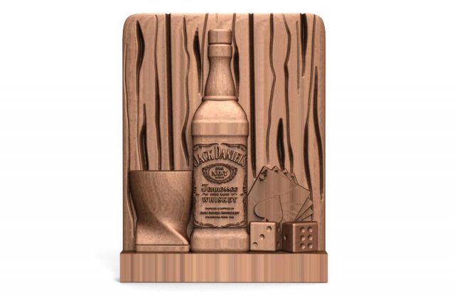 jack daniels cnc 2 Model do druku 3D .c4d .max .obj .3ds .fbx .stl .blend 