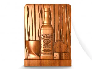 jack daniels cnc 2 3D Print Model