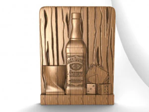 jack daniels cnc 2 3D Print Model