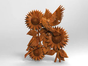 birds cnc 3 3D Print Model