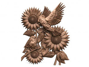 birds cnc 3 3D Print Model