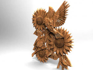 birds cnc 3 3D Print Model