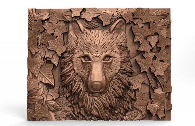 wolf cnc 2 3D Print Model .c4d .max .obj .3ds .fbx .stl .blend 