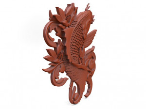 koi fish cnc 3D Принт Модель