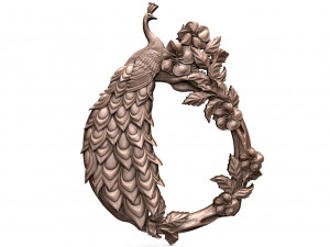 peacock cnc 3D Принт Модель