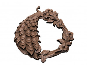peacock cnc 3D Принт Модель