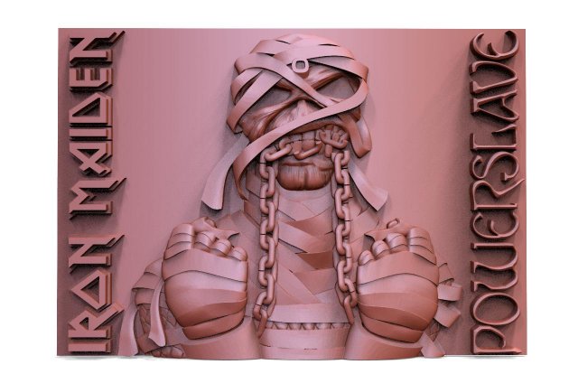 iron maiden eddie powerslave cnc Model Cetak 3D .c4d .max .obj .3ds .fbx .stl .blend