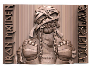 iron maiden eddie powerslave cnc 3D Print Model