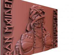 iron maiden eddie powerslave cnc 3D Print Model