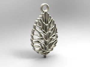 leaf pendant 3D Print Model