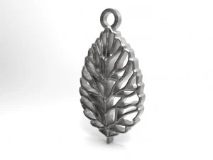 leaf pendant 3D Print Model