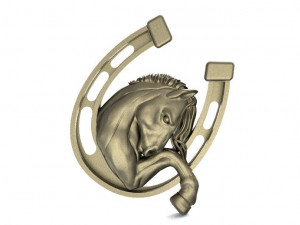Horse pendant 3D Print Model