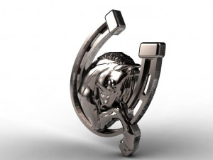 Horse pendant 3D-printmodel