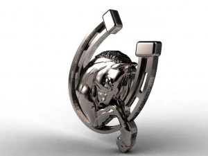 Horse pendant 3D Print Model
