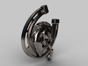 Horse pendant 3D-printmodel