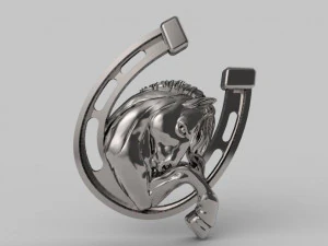 Horse pendant 3D Print Model