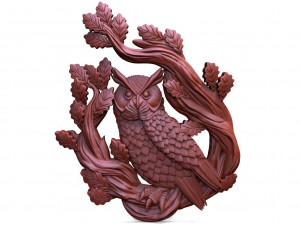 Owl CNC 3D 打印模型