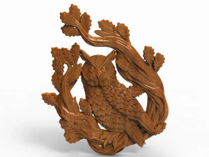 Owl CNC 3D Print Model