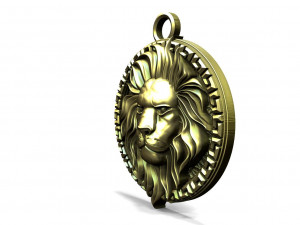 Lion Pendant 3D Принт Модель