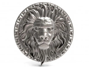 Lion Pendant 3D Print Model