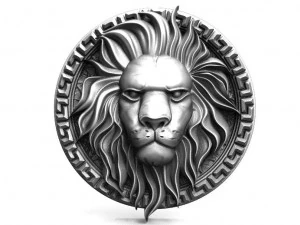 Lion Pendant 3D Print Model
