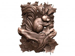 Squirrel CNC 3D Print Model