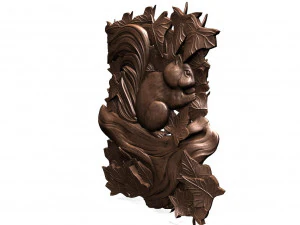 Squirrel CNC 3D Print Model