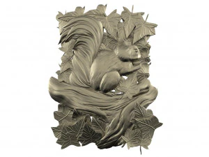Squirrel CNC 3D Print Model