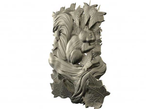Squirrel CNC 3D Print Model