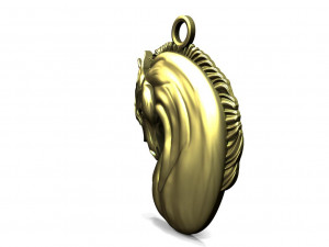 Horse pendant 3D प्रिंट मॉडल