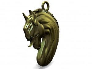 Horse pendant 3D Print Model