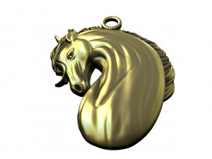 Horse pendant 3D प्रिंट मॉडल