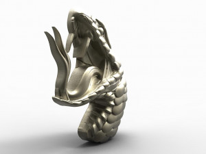 Snake pendant Modelo de Impressão 3D