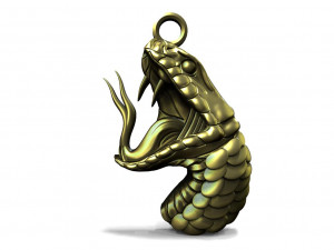 Snake pendant Modelo de Impressão 3D