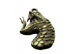 Snake pendant Modelo de Impressão 3D