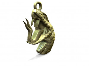 Snake pendant Modelo de Impressão 3D