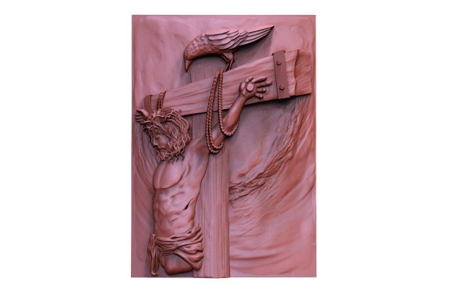 Jesus Christ CNC 3D-Druckmodell .c4d .max .obj .3ds .fbx .stl .blend 